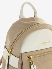 NANNINI - Zaino in nylon Liberty beige / offwhite