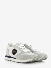NAPAPIJRI - Sneakers in suede e nylon bright white