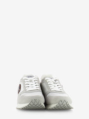 NAPAPIJRI - Sneakers in suede e nylon bright white