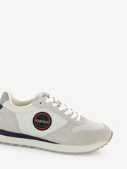 NAPAPIJRI - Sneakers in suede e nylon bright white