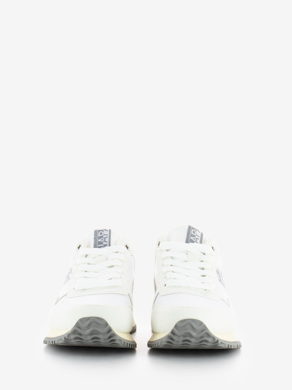 Sneakers W in mesh white / silver