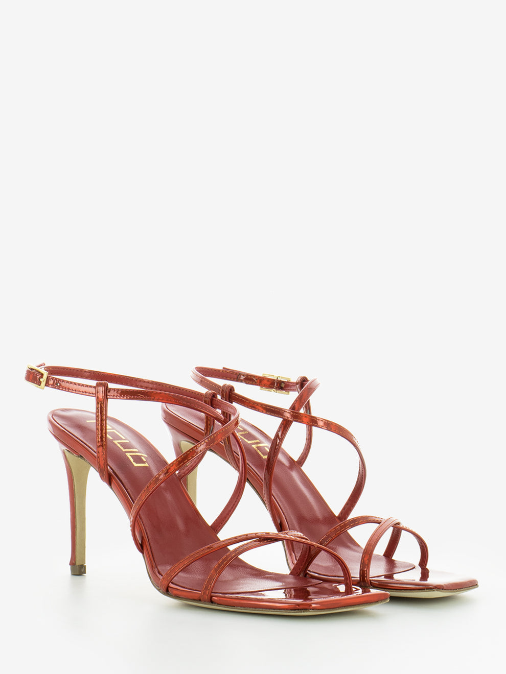 Mony 17 square toe red sandals