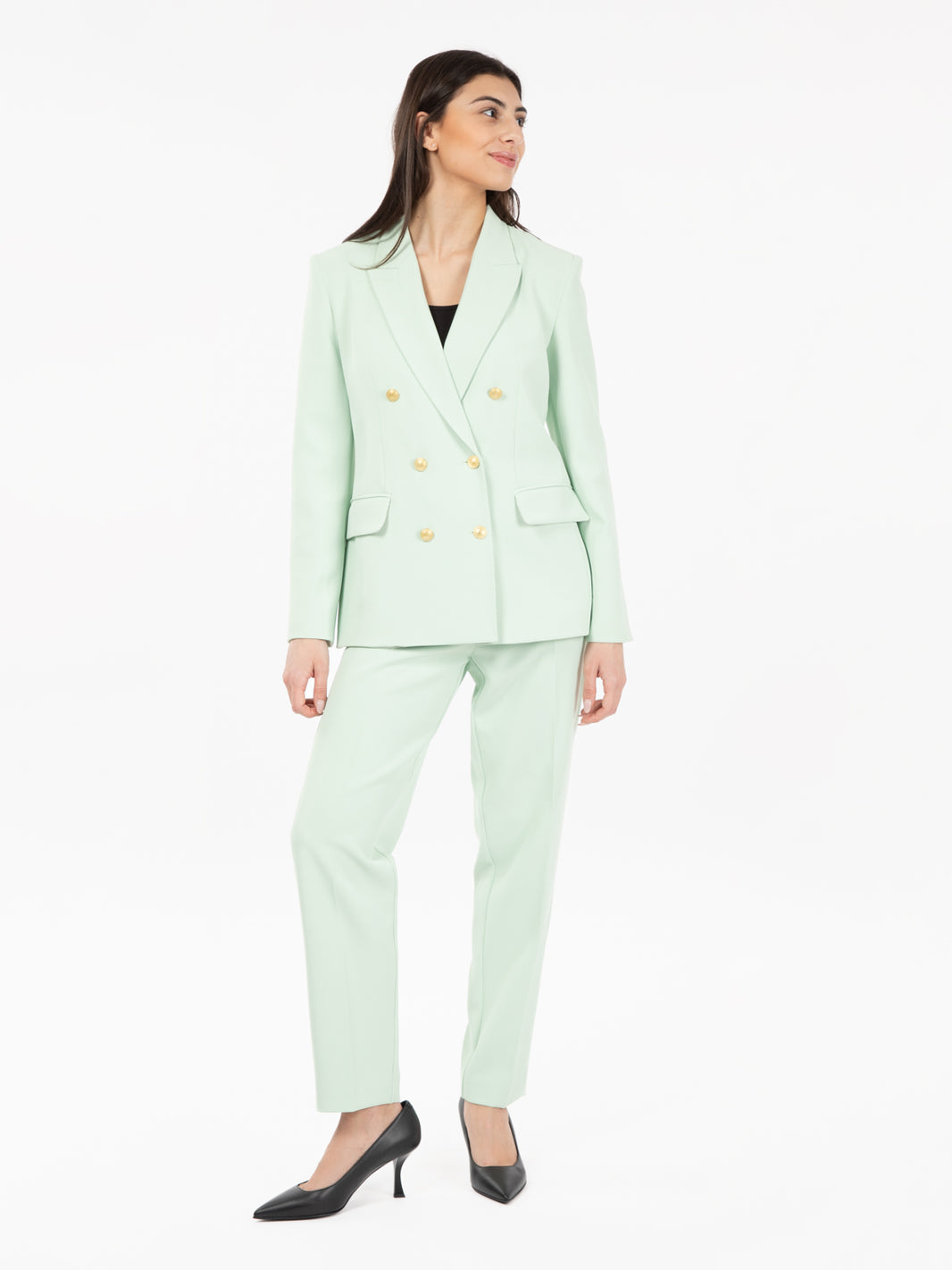 Blazer doppiopetto cady mint