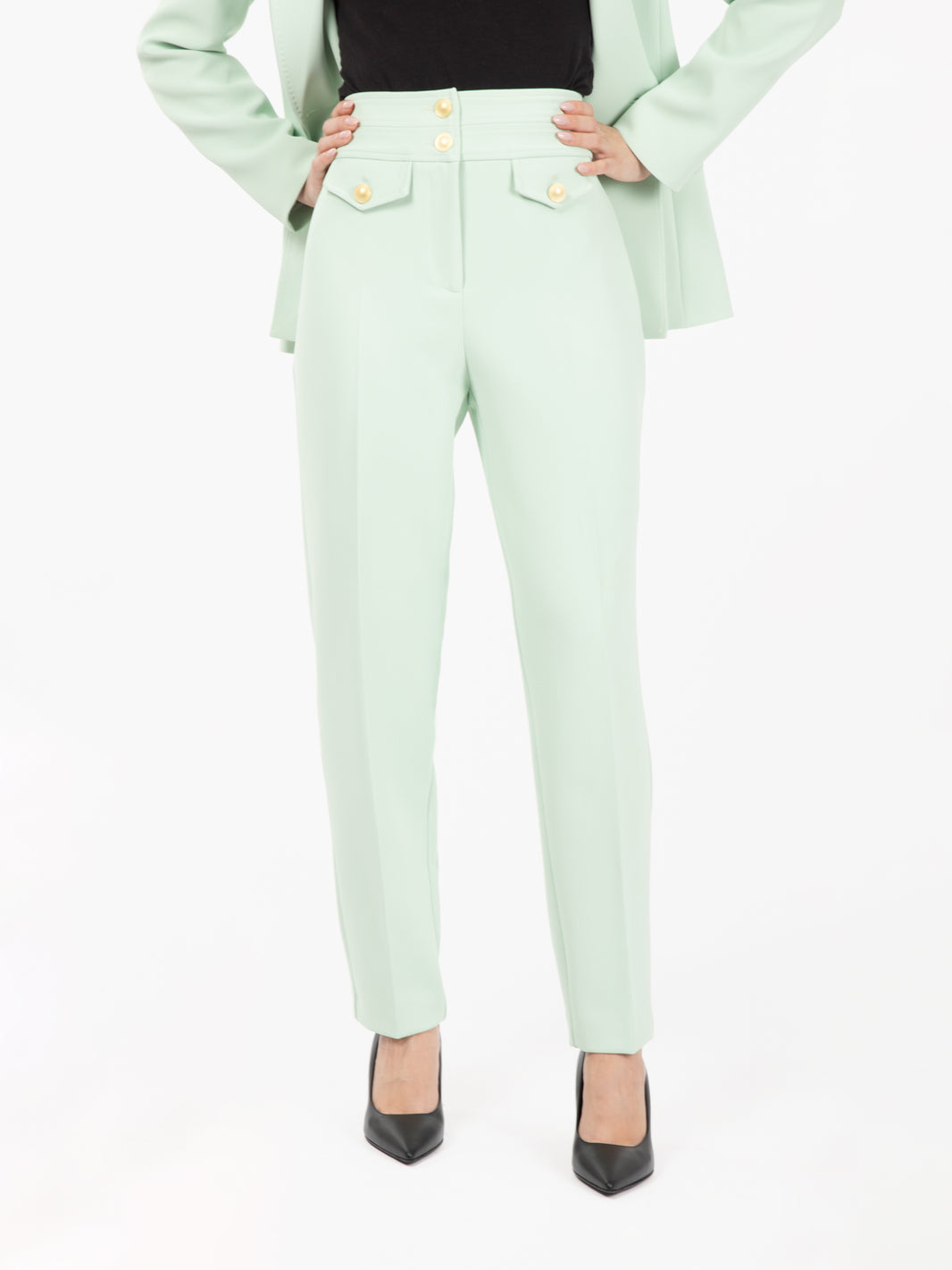 Pantalone a sigaretta cady mint