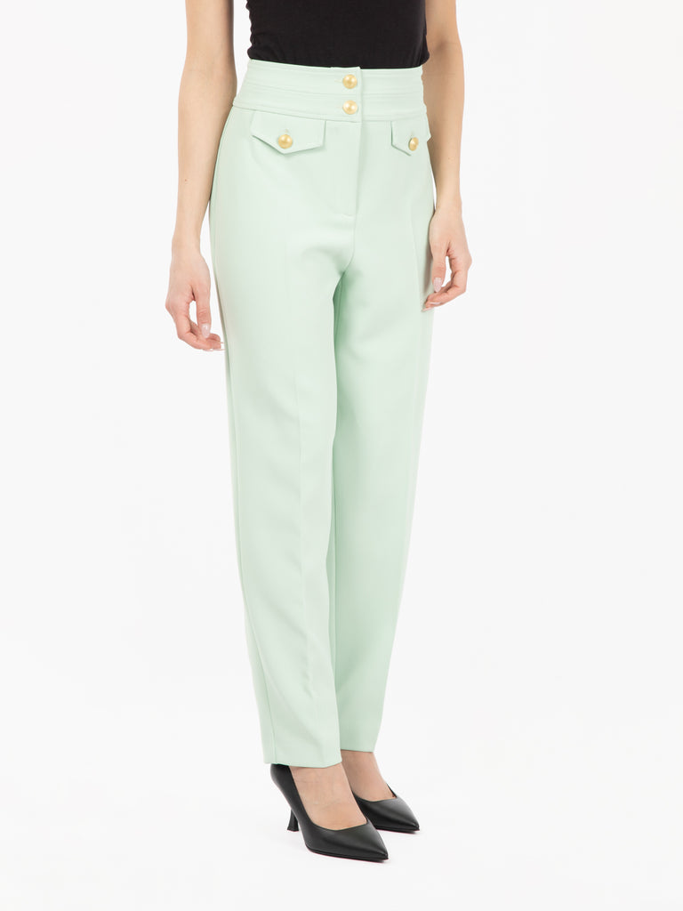 NENETTE - Pantalone a sigaretta cady mint