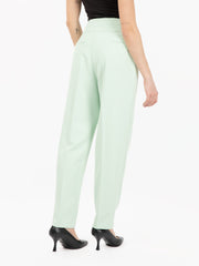 NENETTE - Pantalone a sigaretta cady mint