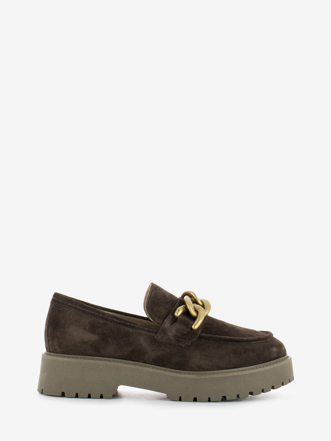 Mocassini Velour Volterra castagno