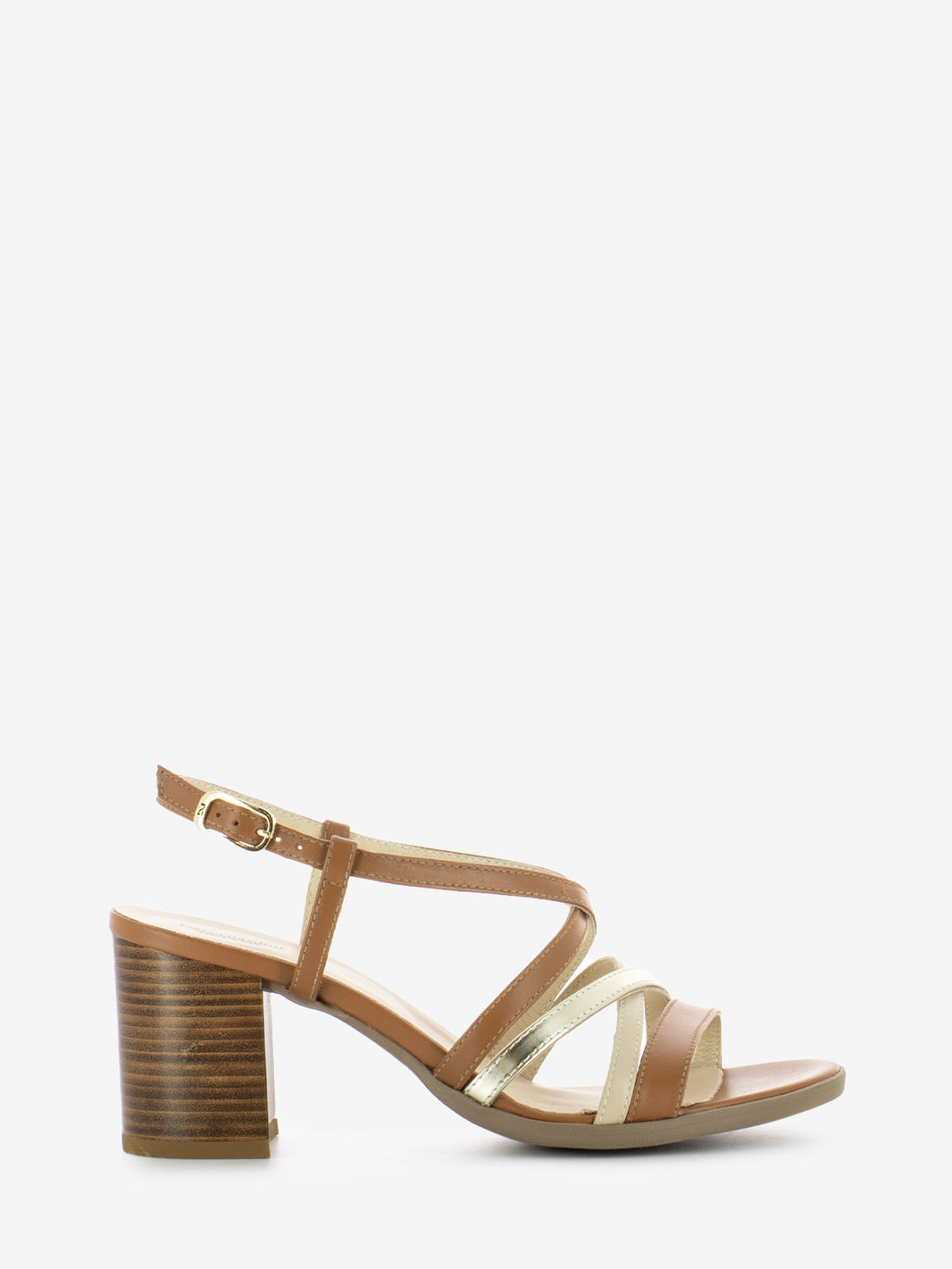 Sandali con tacco Armenia cognac