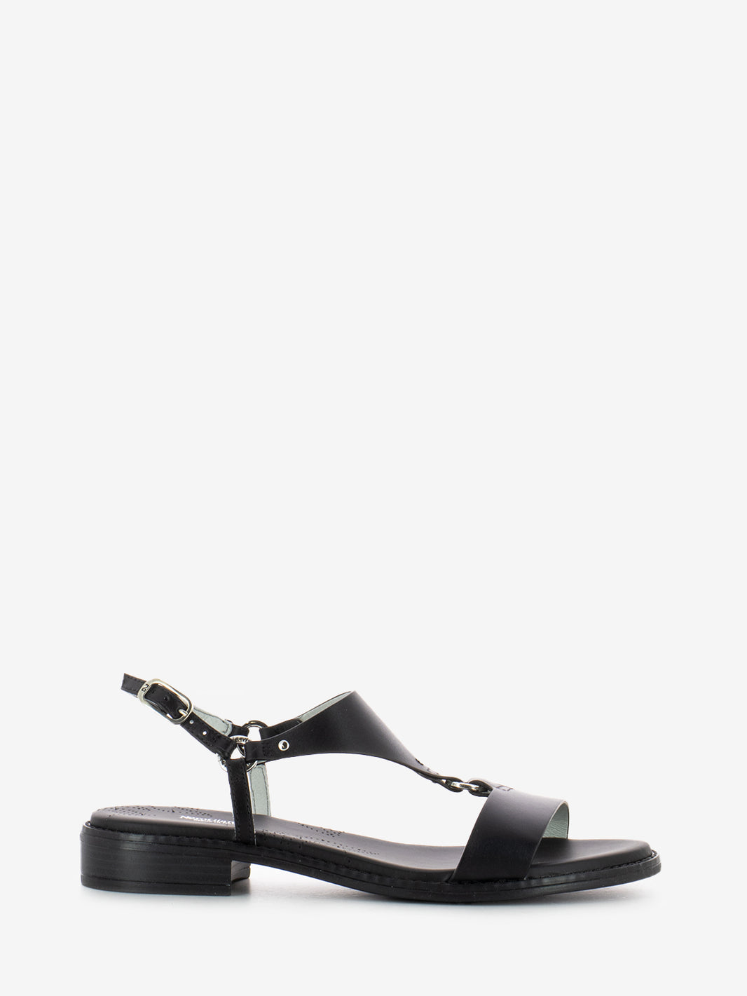 Sandali Tamigi in pelle nera