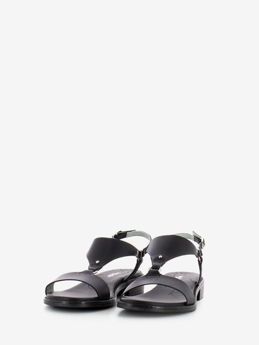 Sandali Tamigi in pelle nera