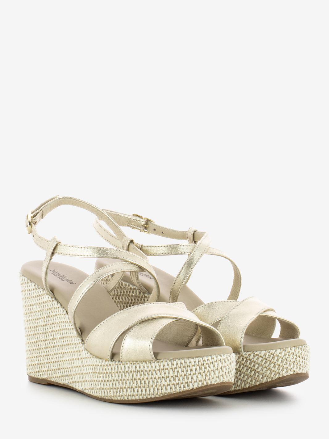 Sandali zeppa Etoile sand miele