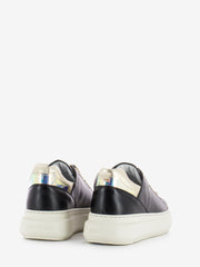 NERO GIARDINI - Sneakers di pelle nero / oro