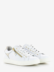 NERO GIARDINI - Sneakers Skipper bianco / oro