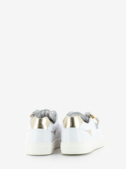 NERO GIARDINI - Sneakers Skipper bianco / oro