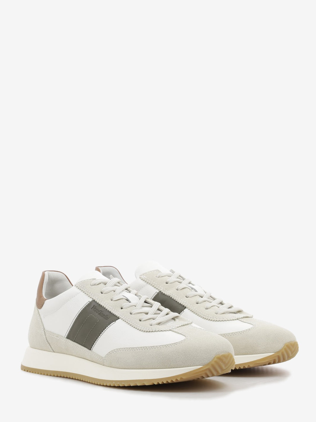 Sneakers velour bianche