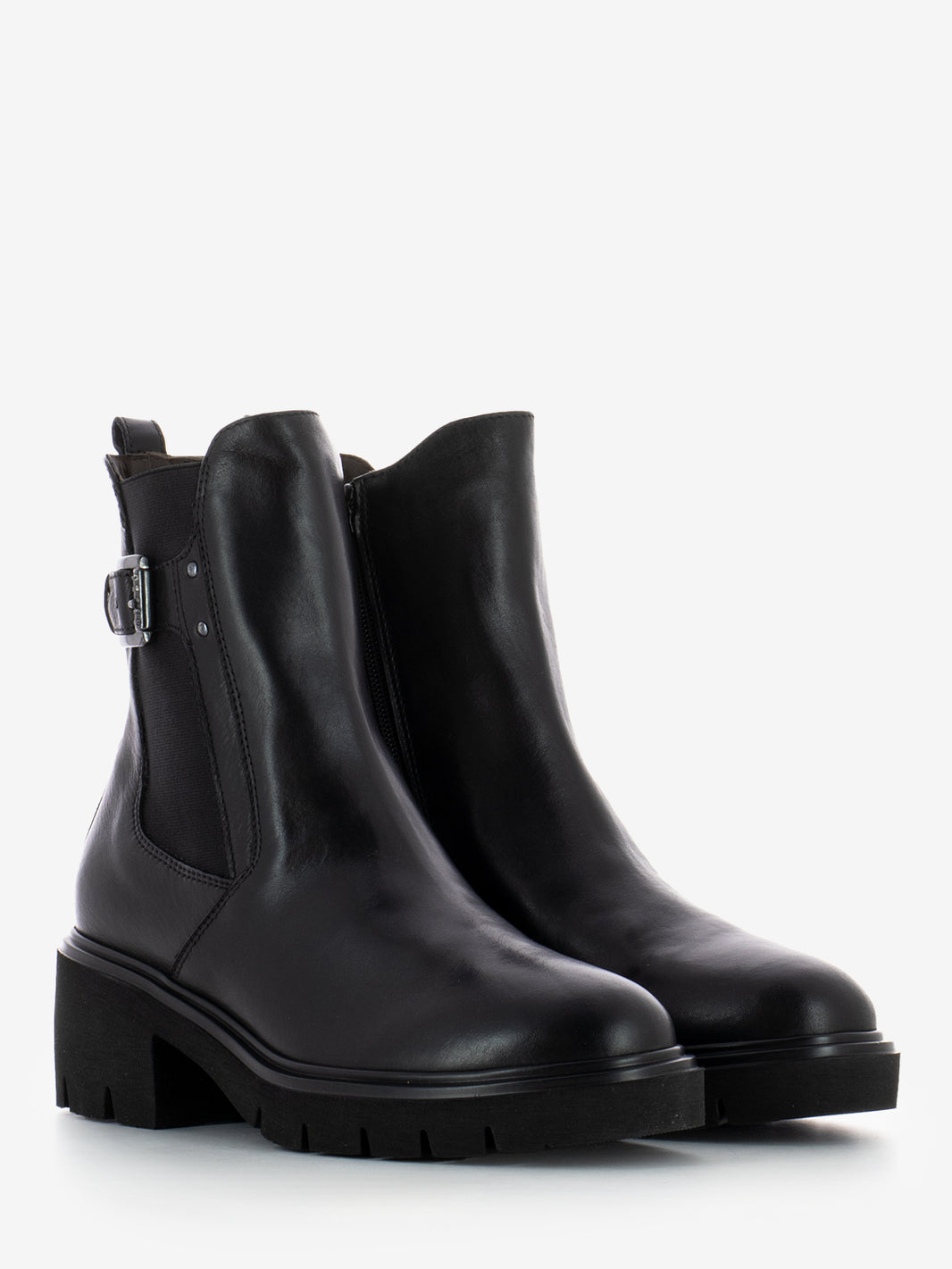 SAGAR DECO BLACK HEEL ANKLE BOOT I514814D_100