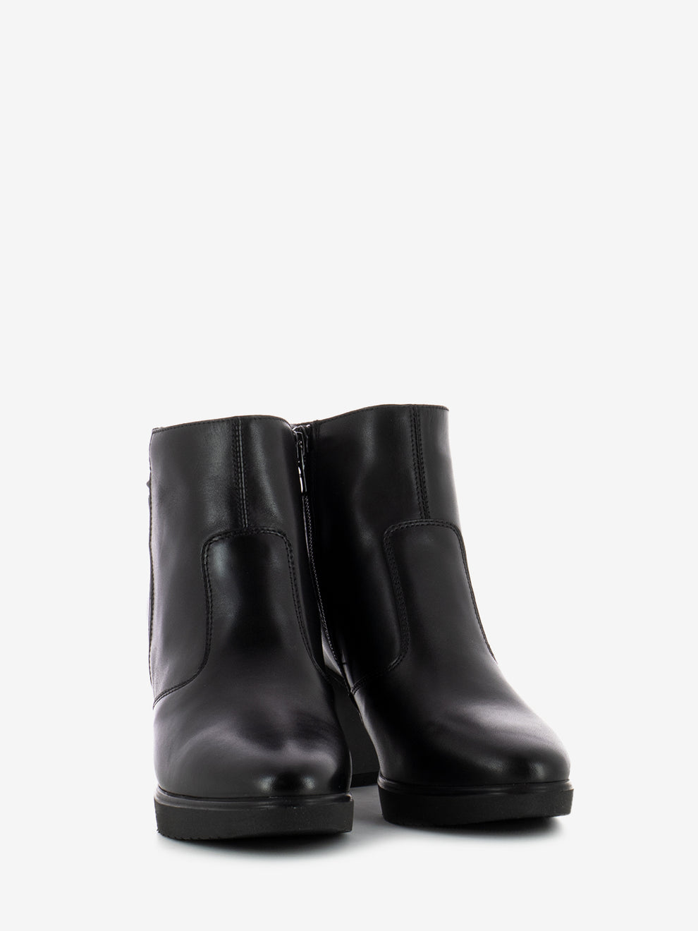 Black Lesina Glove Ankle Boots