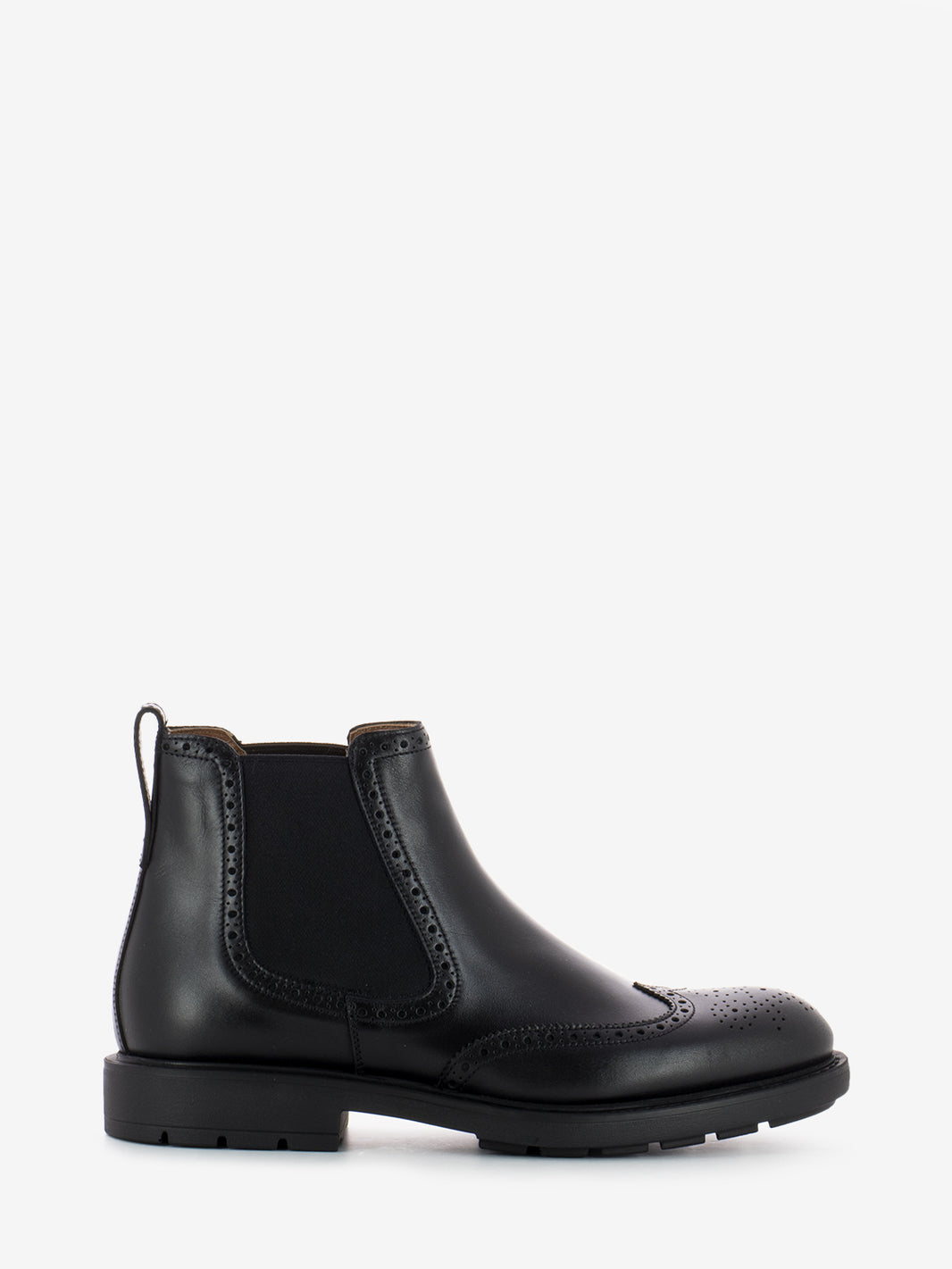 Tronchetto Ilcea con brogue nero