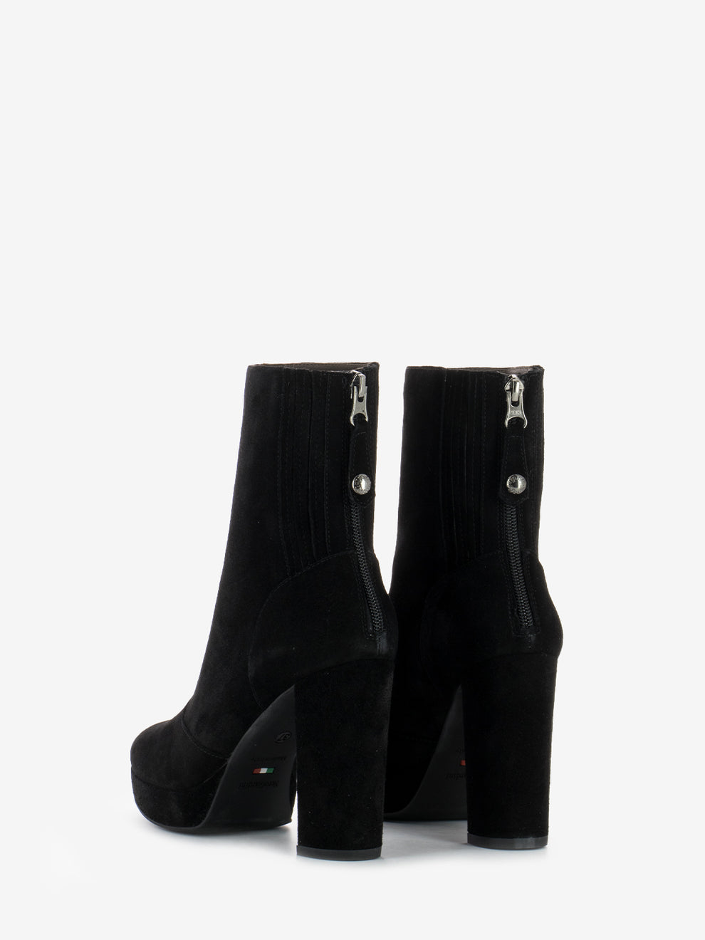 Tronchetto Lucera velour nero