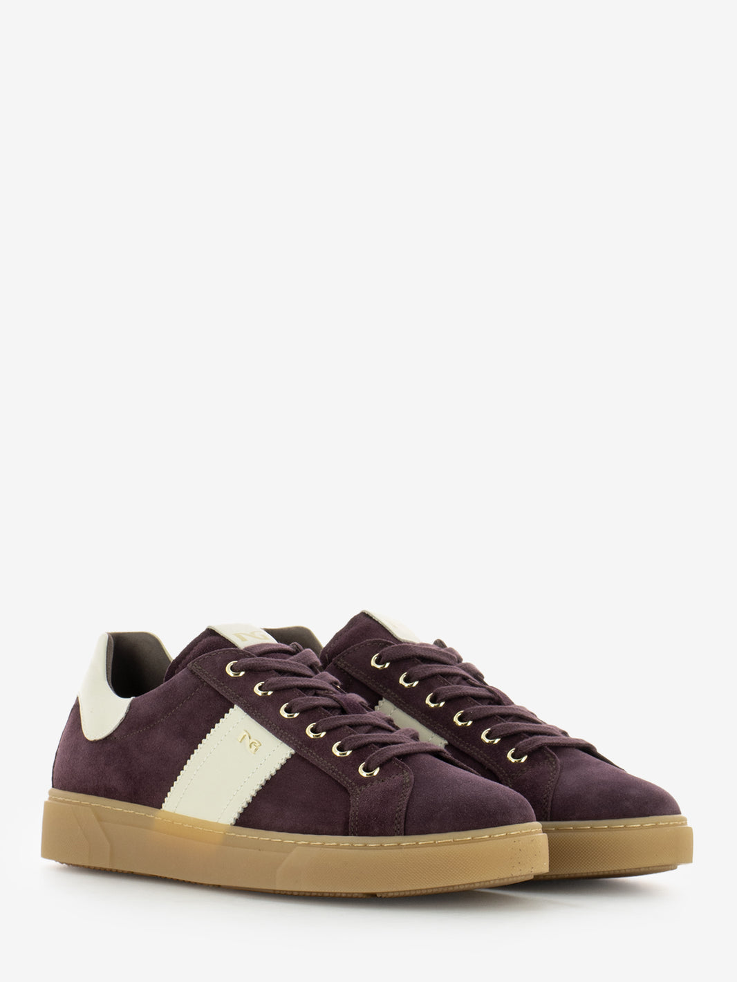 Sneakers velour bordeaux