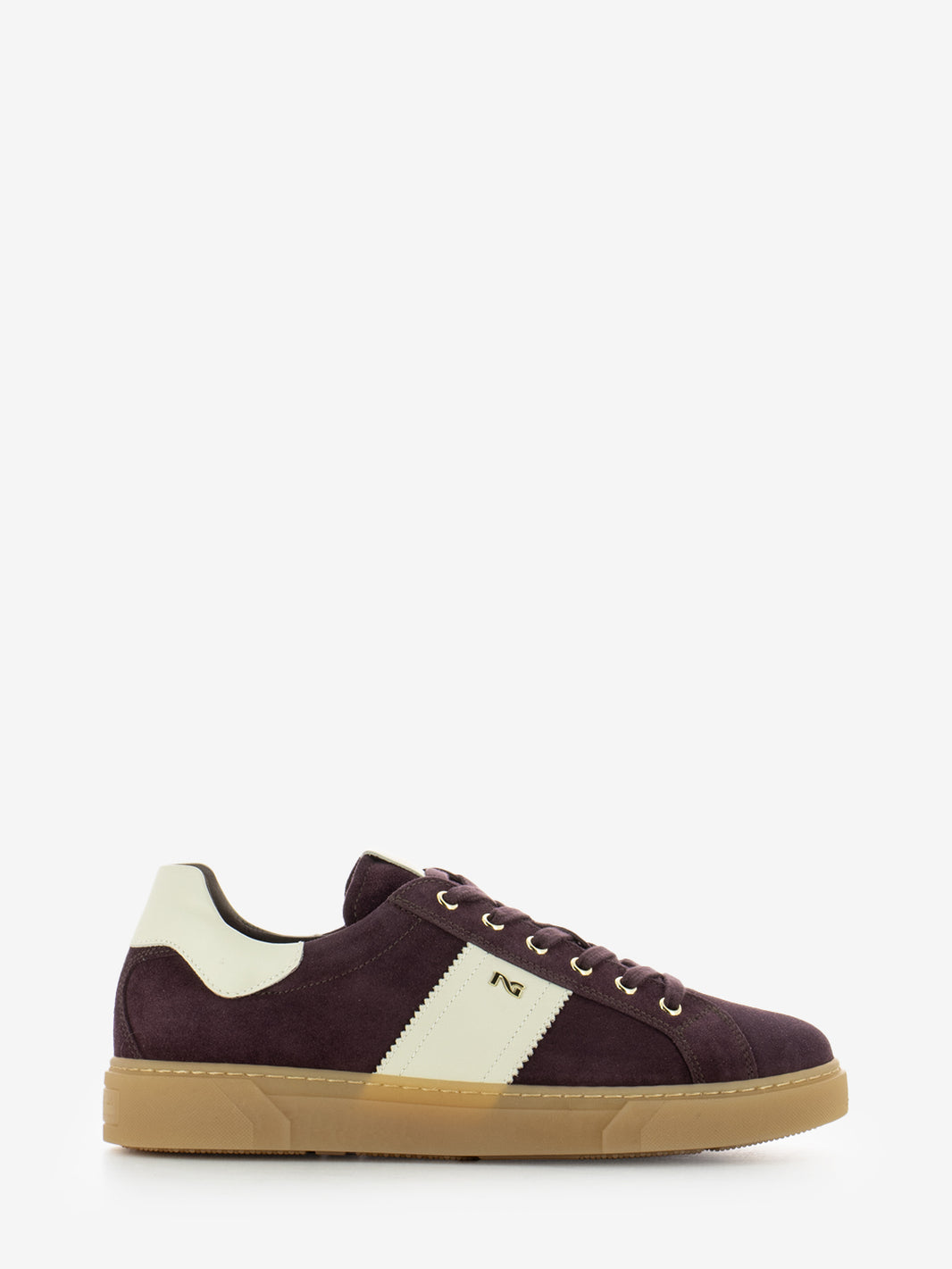 Sneakers velour bordeaux