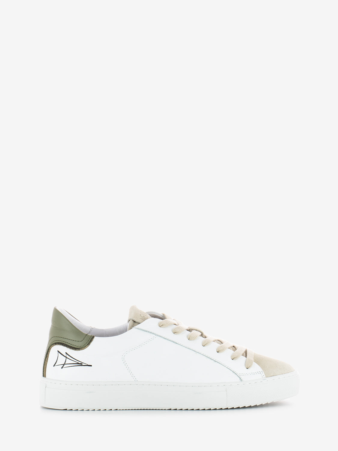 Madeira white / sage tennis sneakers