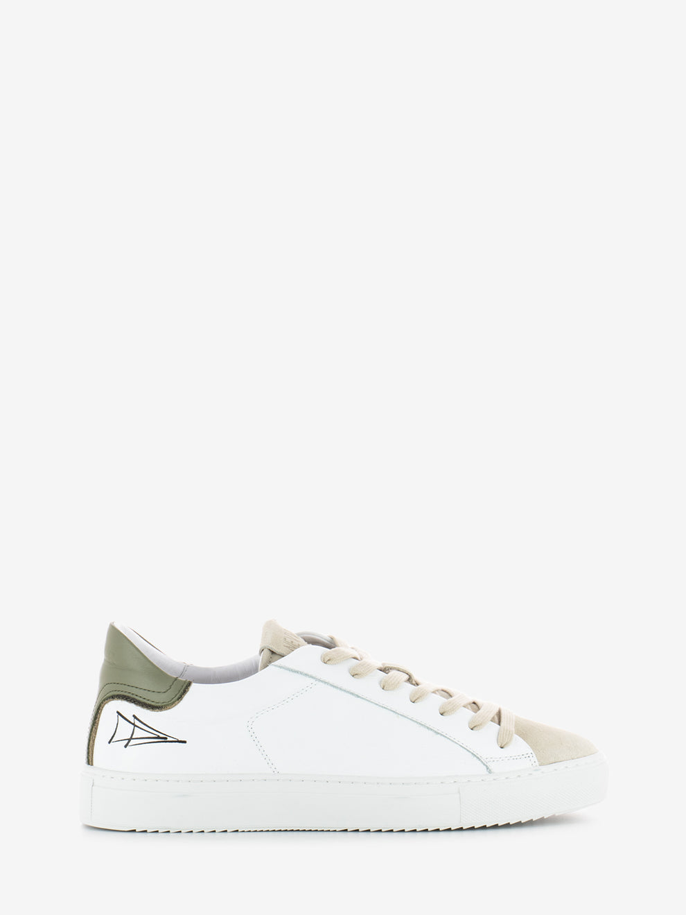 Madeira white / sage tennis sneakers
