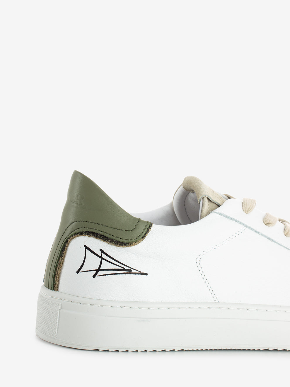 Madeira white / sage tennis sneakers