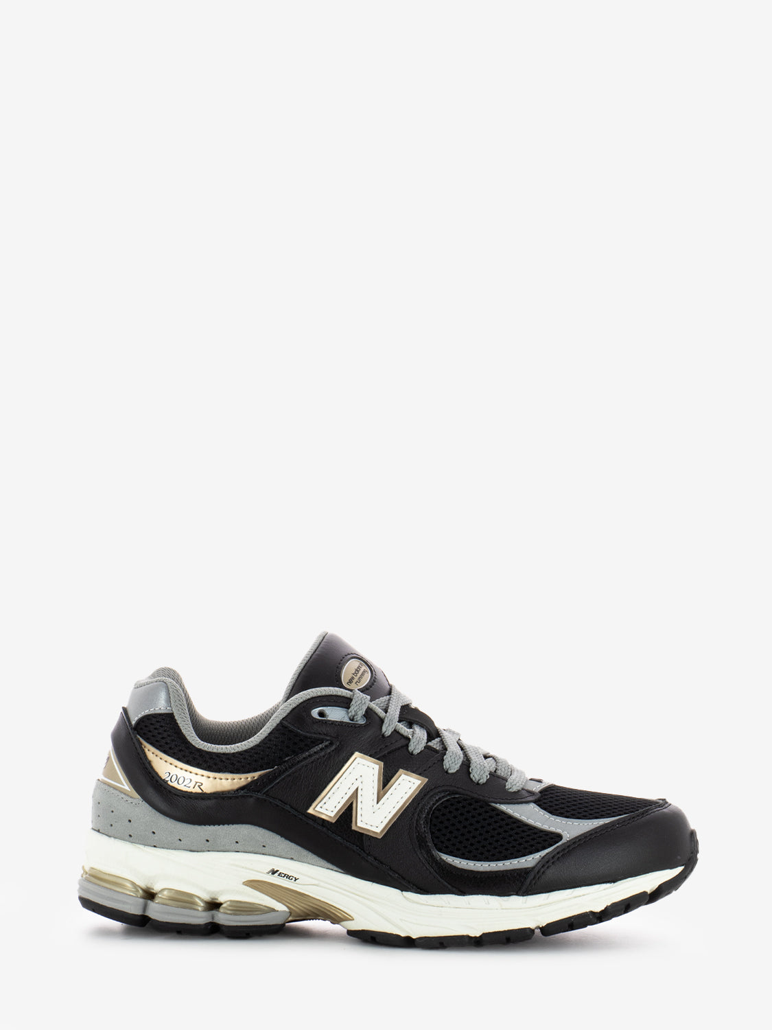 2002R leather suede mesh black