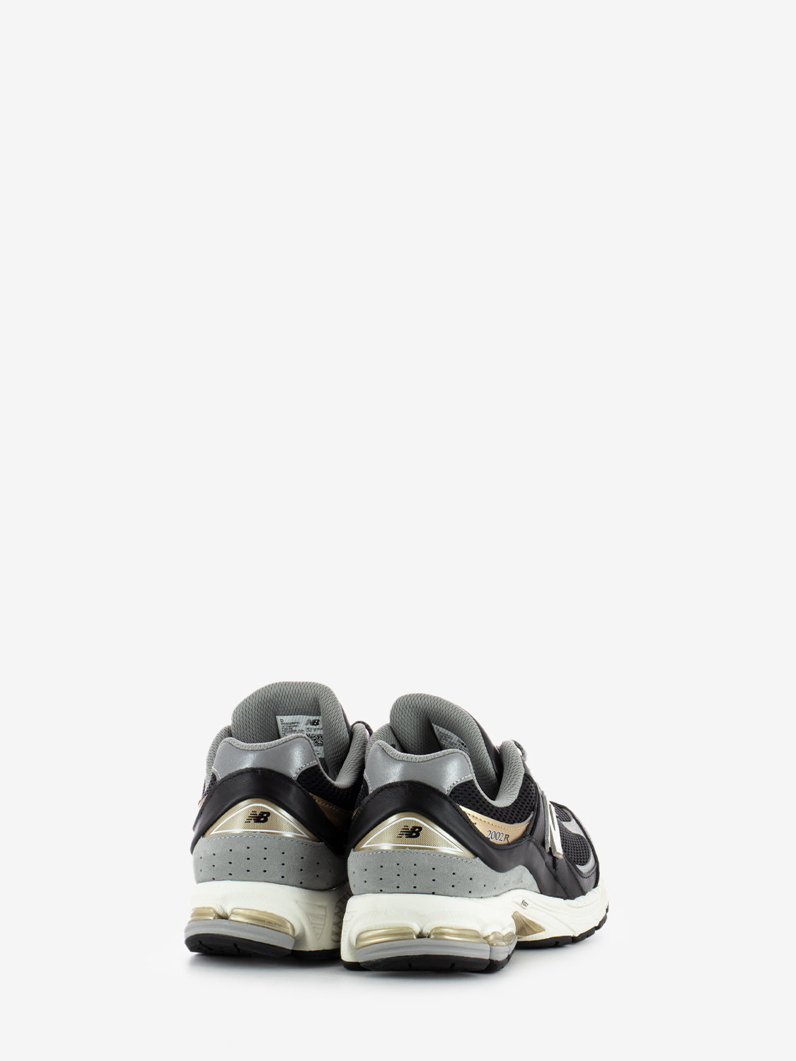 2002R leather suede mesh black