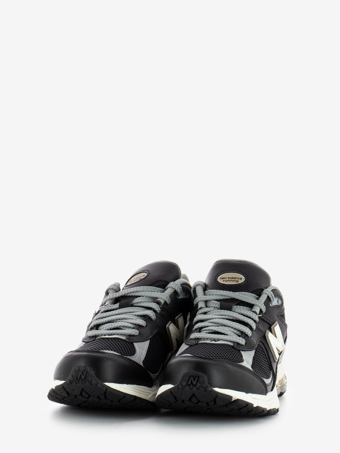 2002R leather suede mesh black
