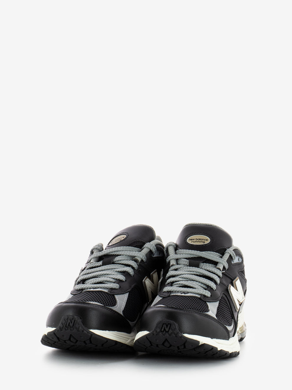 2002R leather suede mesh black