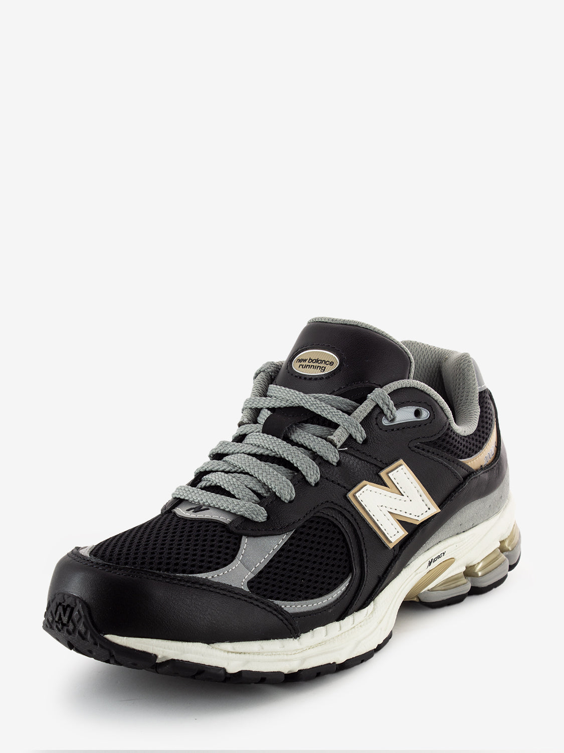 2002R leather suede mesh black