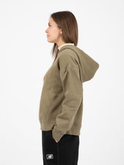 NEW BALANCE - Essentials Americana Brushed Back Fleece Hoodie green