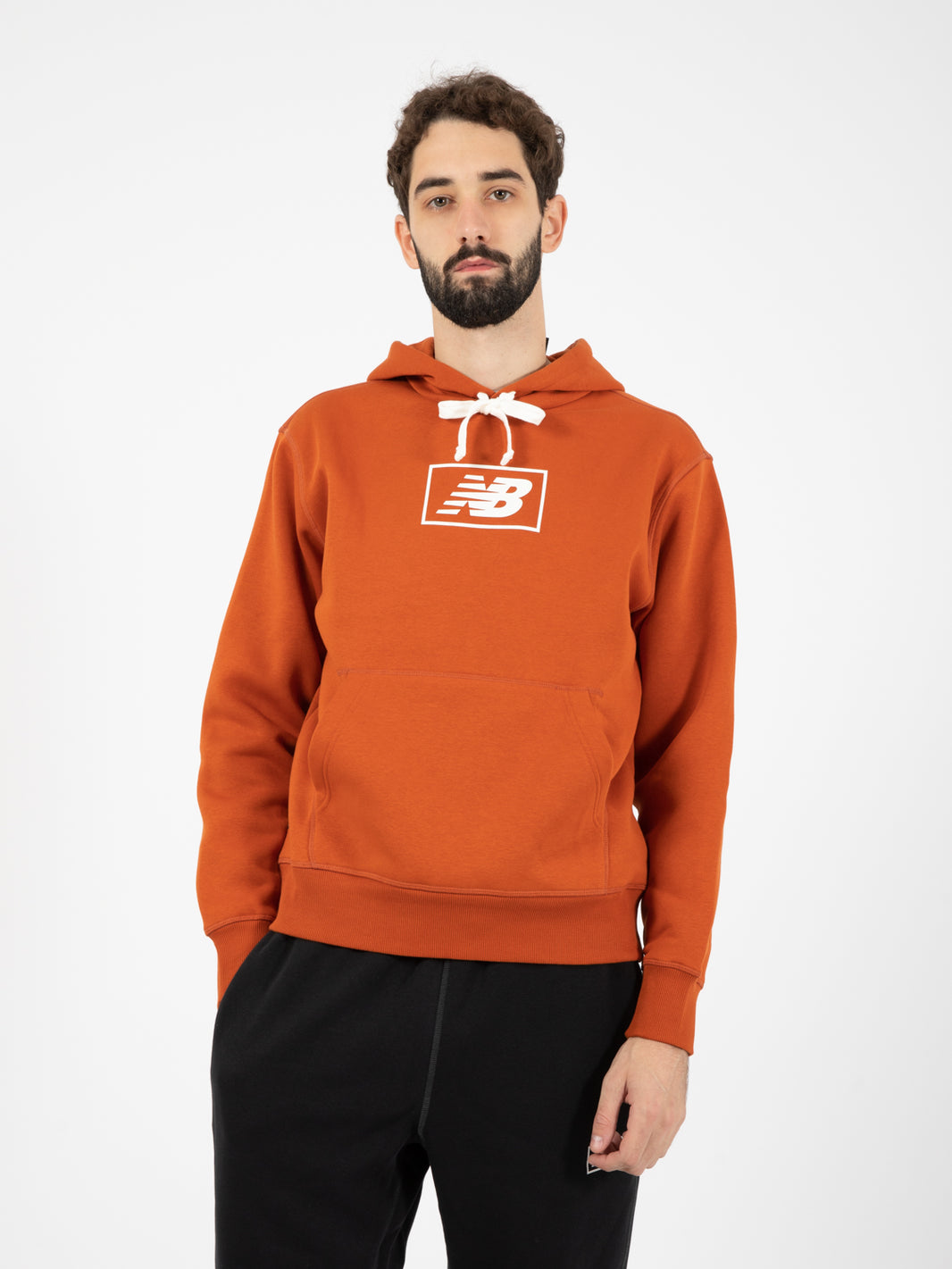 Felpa Essentials Brushed Back Hoodie Rust Oxide