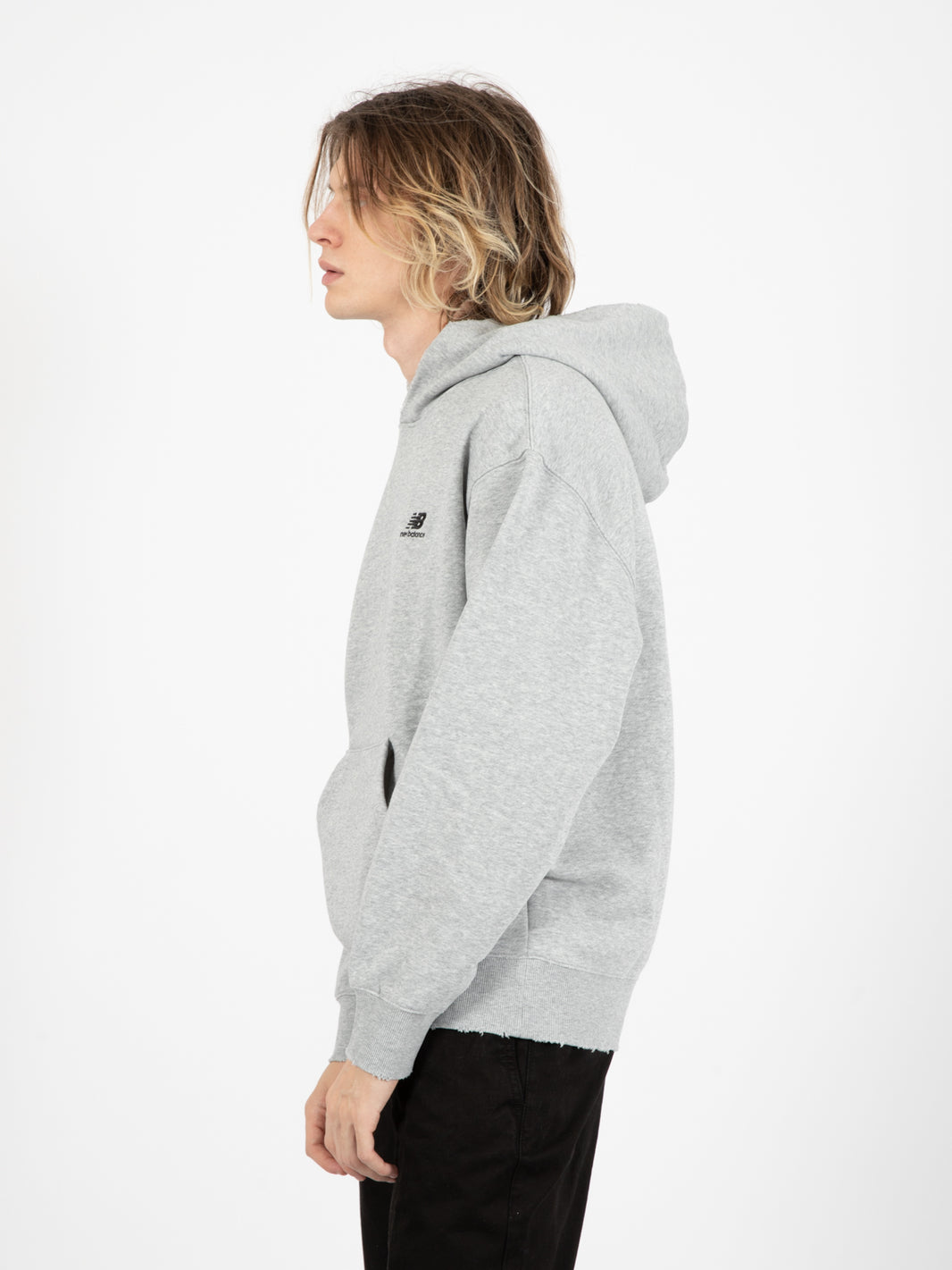 Felpa Hoodie athletic grey