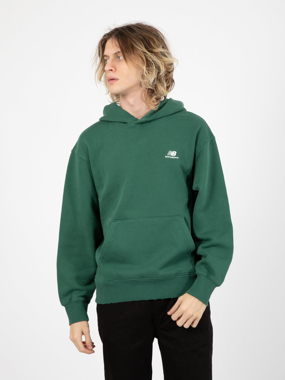 Felpa Hoodie forest green