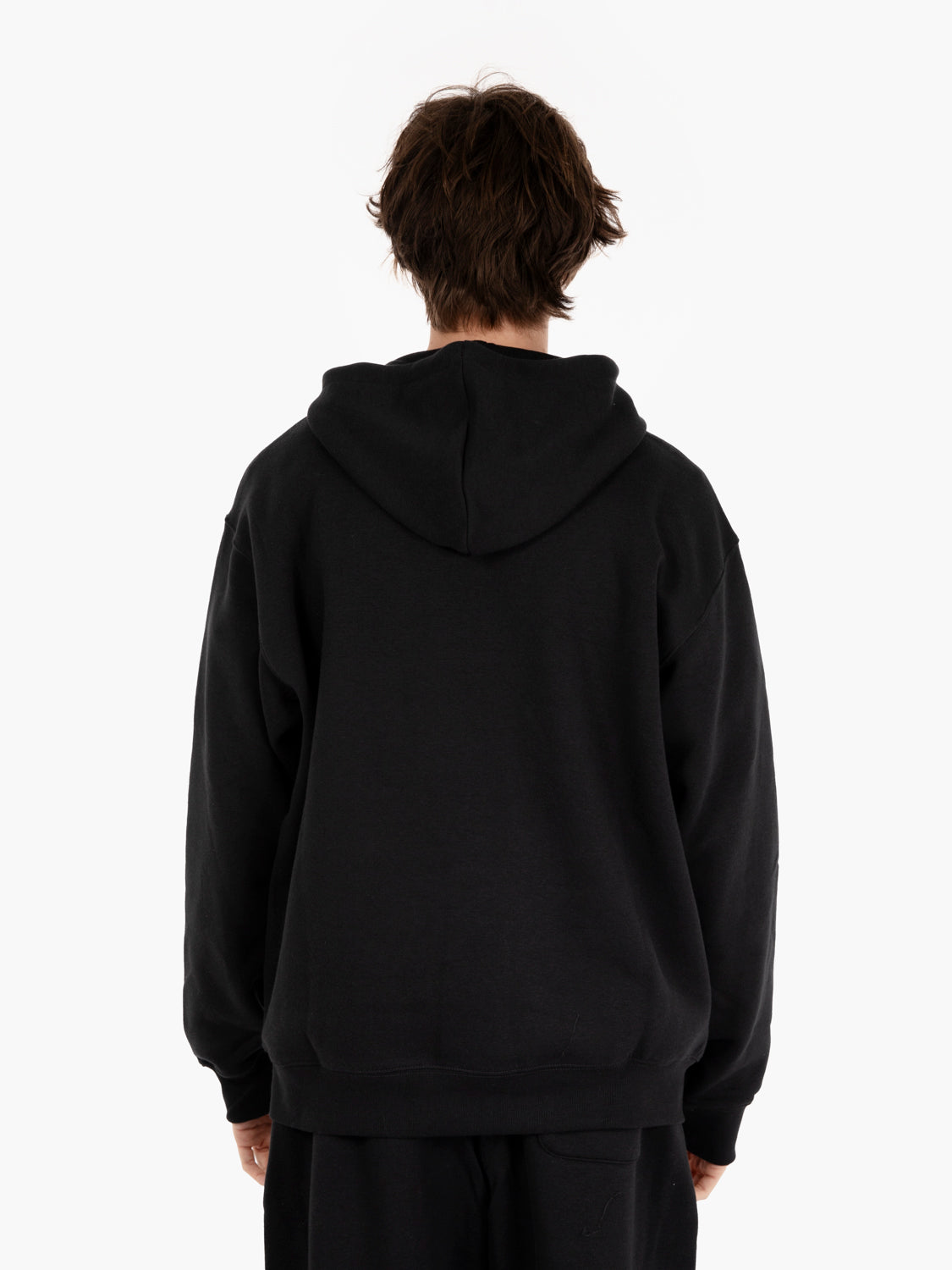 Felpa sport essentials fleece hoodie black