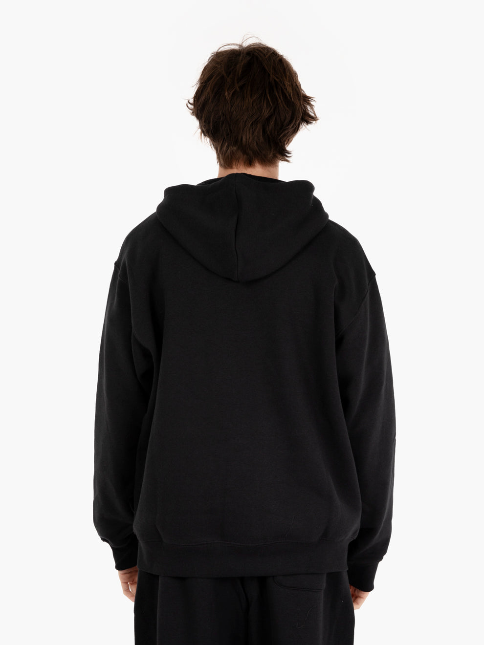 Felpa sport essentials fleece hoodie black