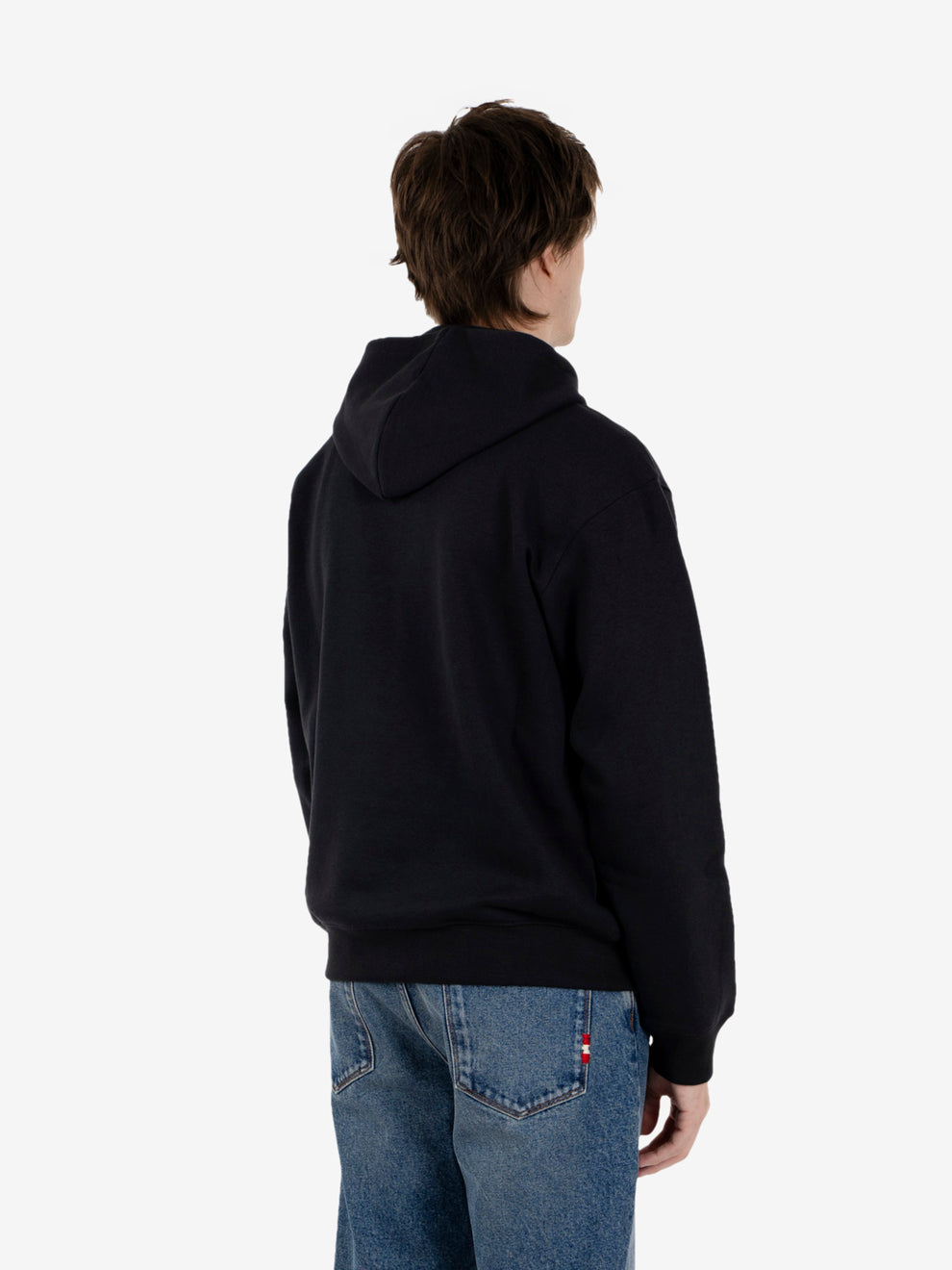 Felpa sport essentials fleece hoodie black
