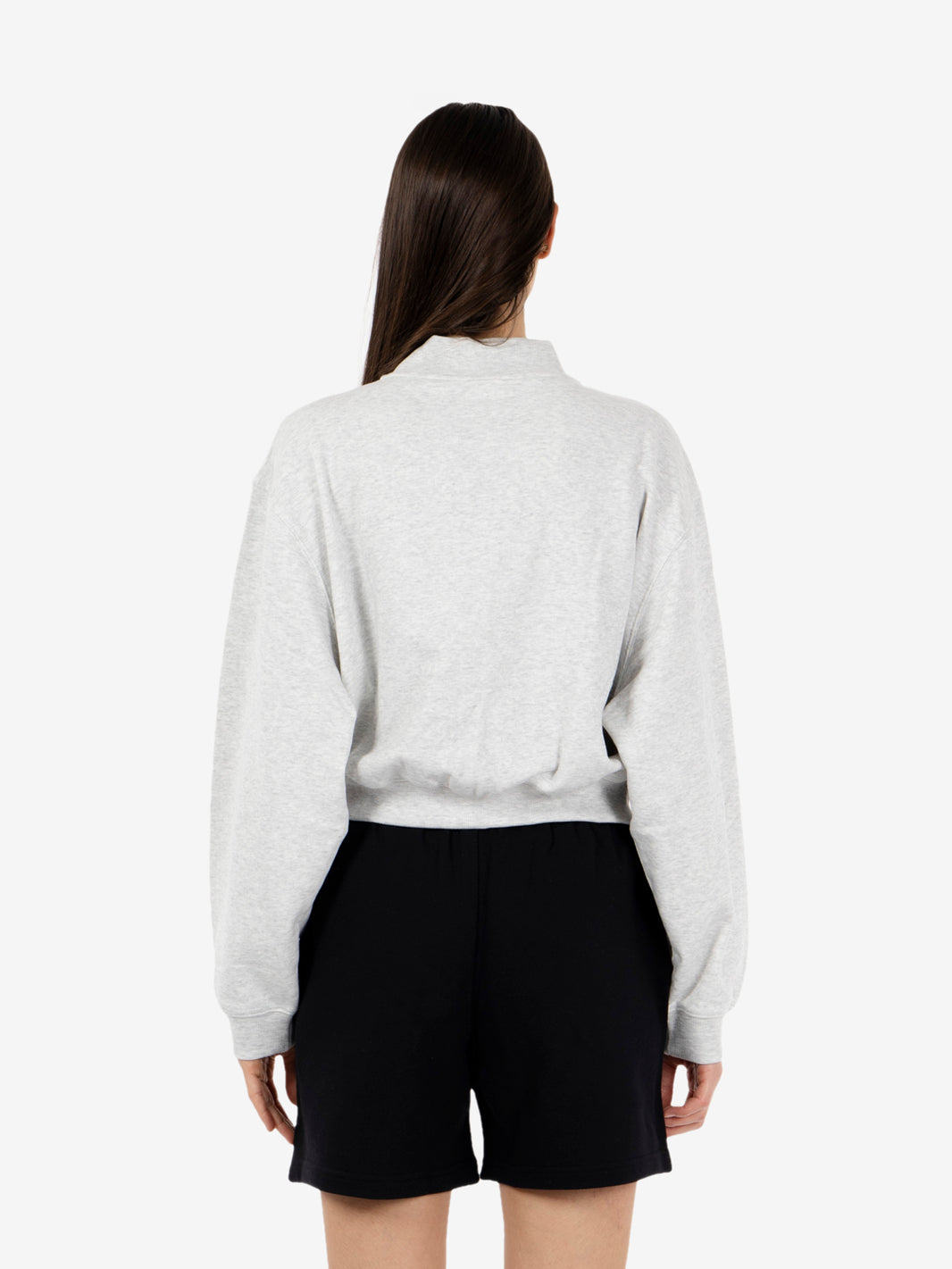 French Terry bomber ash heather