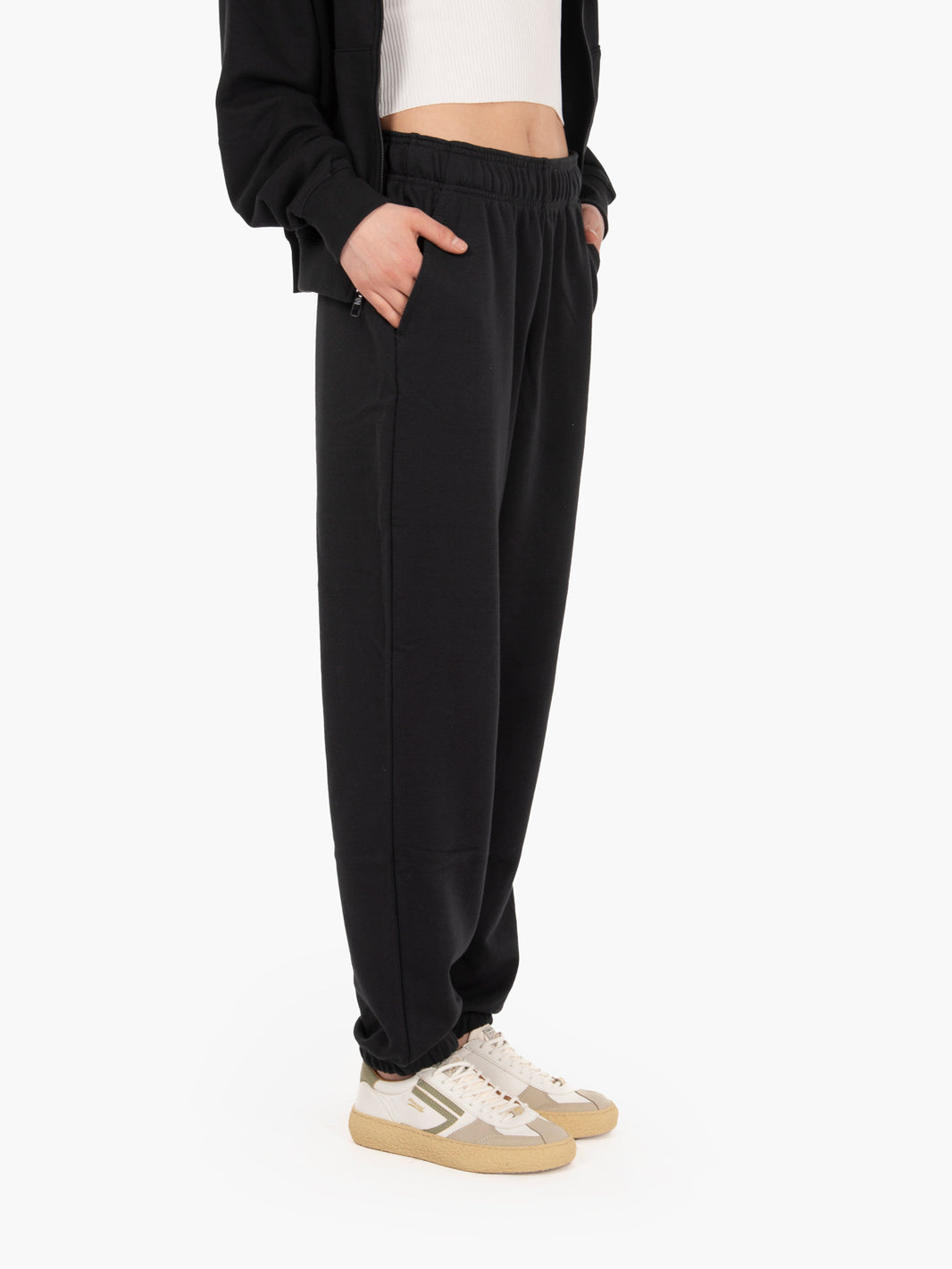 Jogger essential french terry black