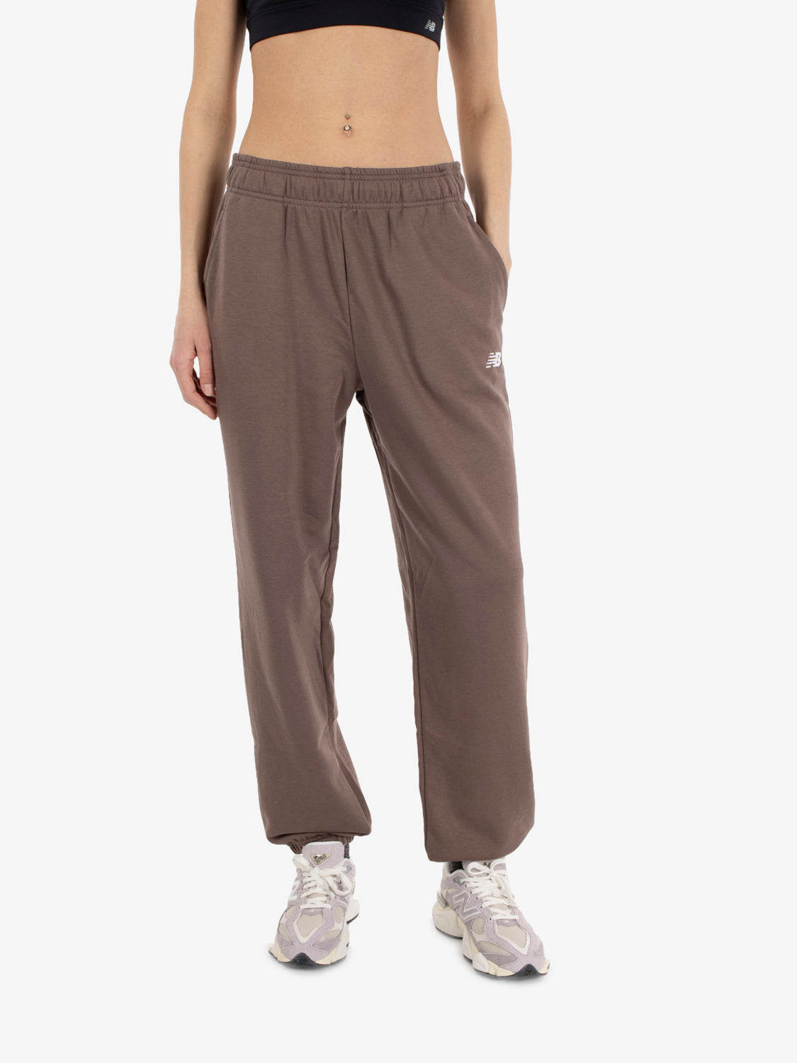 Jogger essential french terry cortado