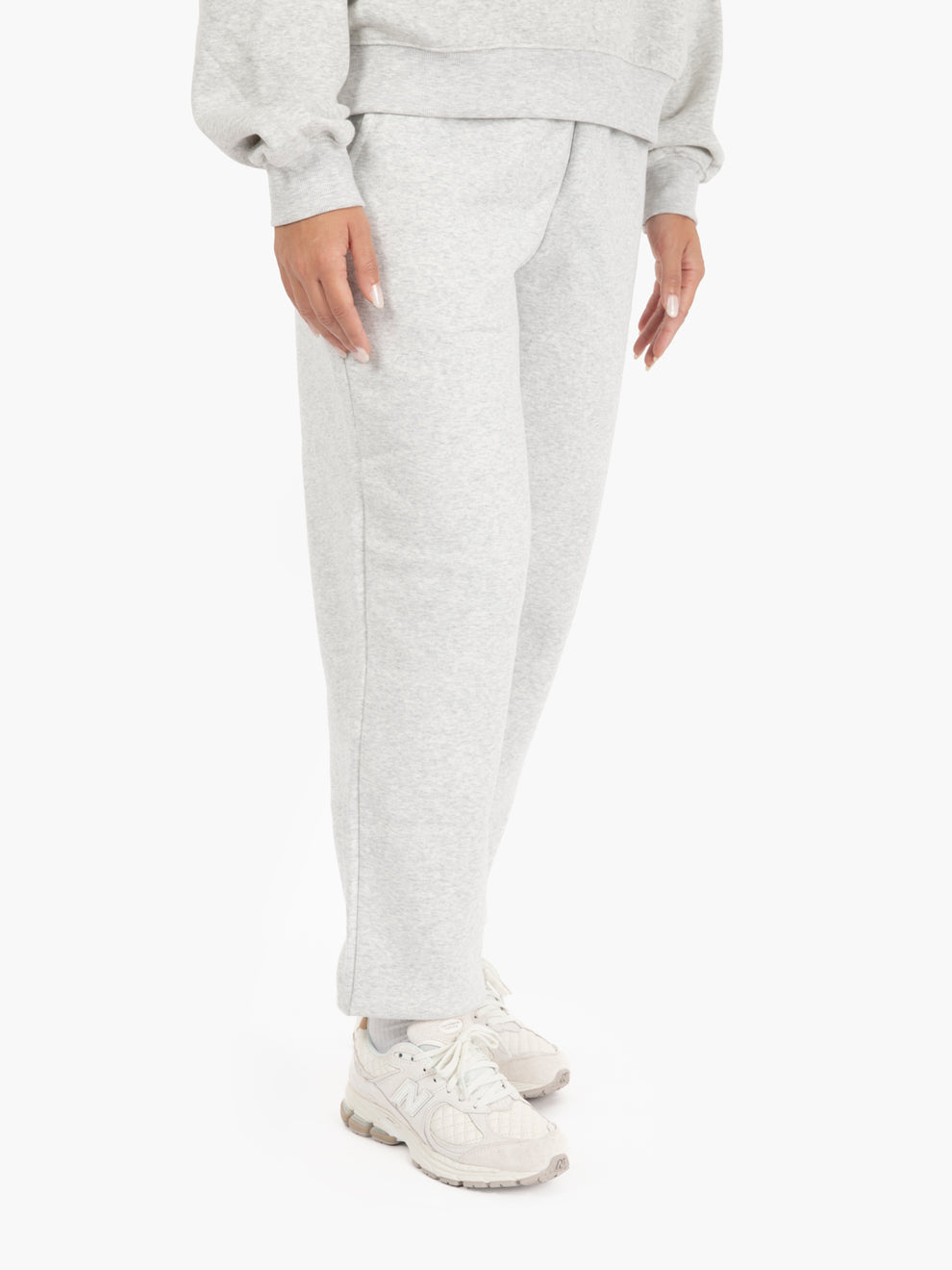 Jogger essentials fleece ash heather