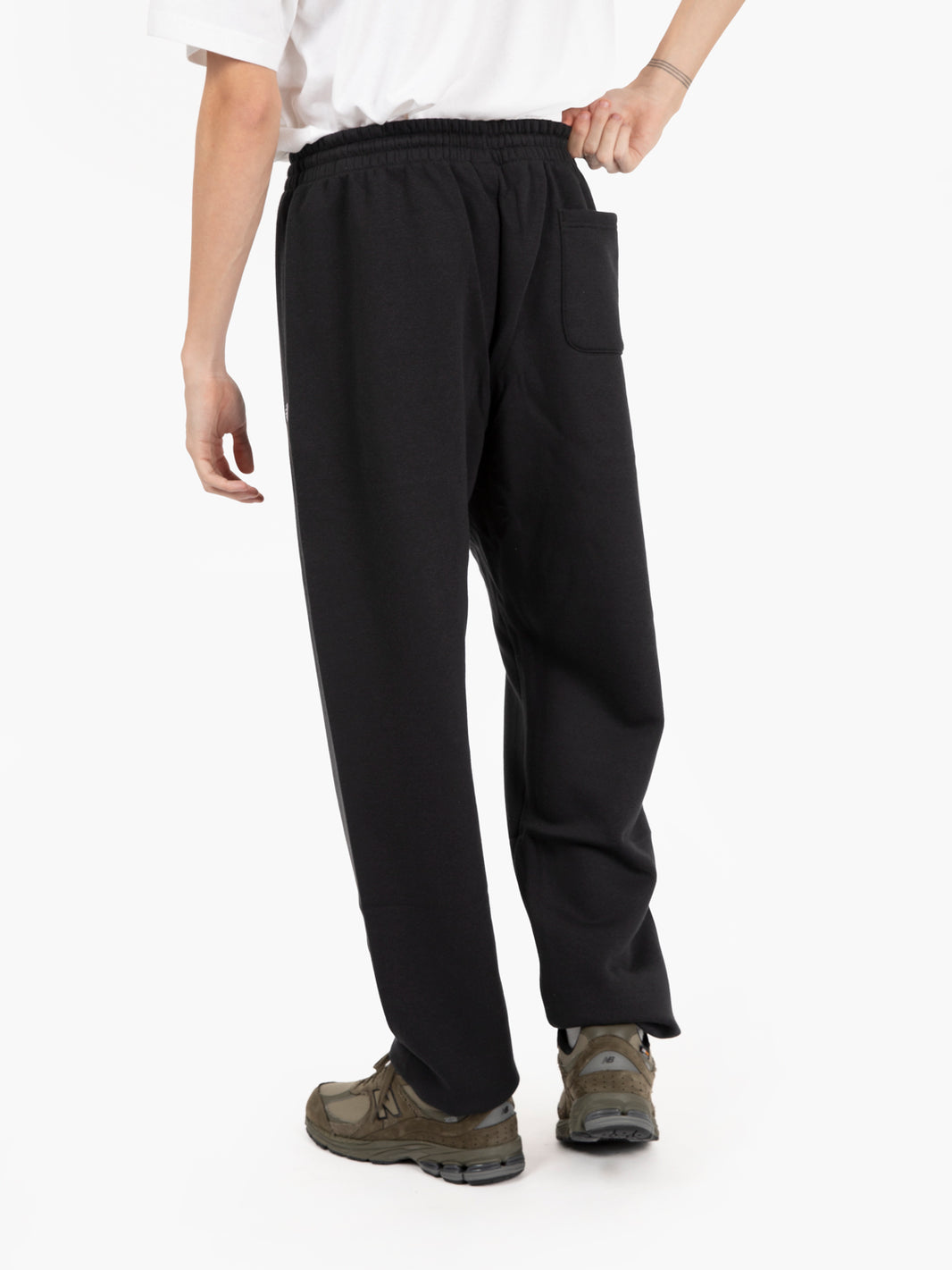 Essentials black sport jogger trousers