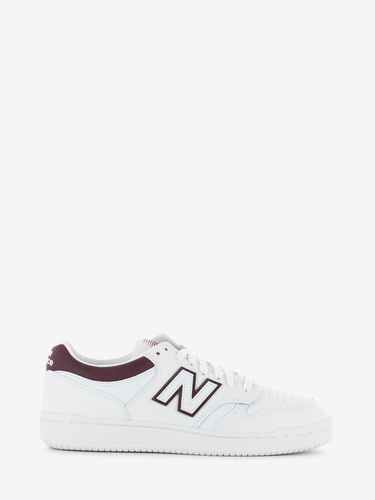 NEW BALANCE - Sneaker 480 white / bordeaux