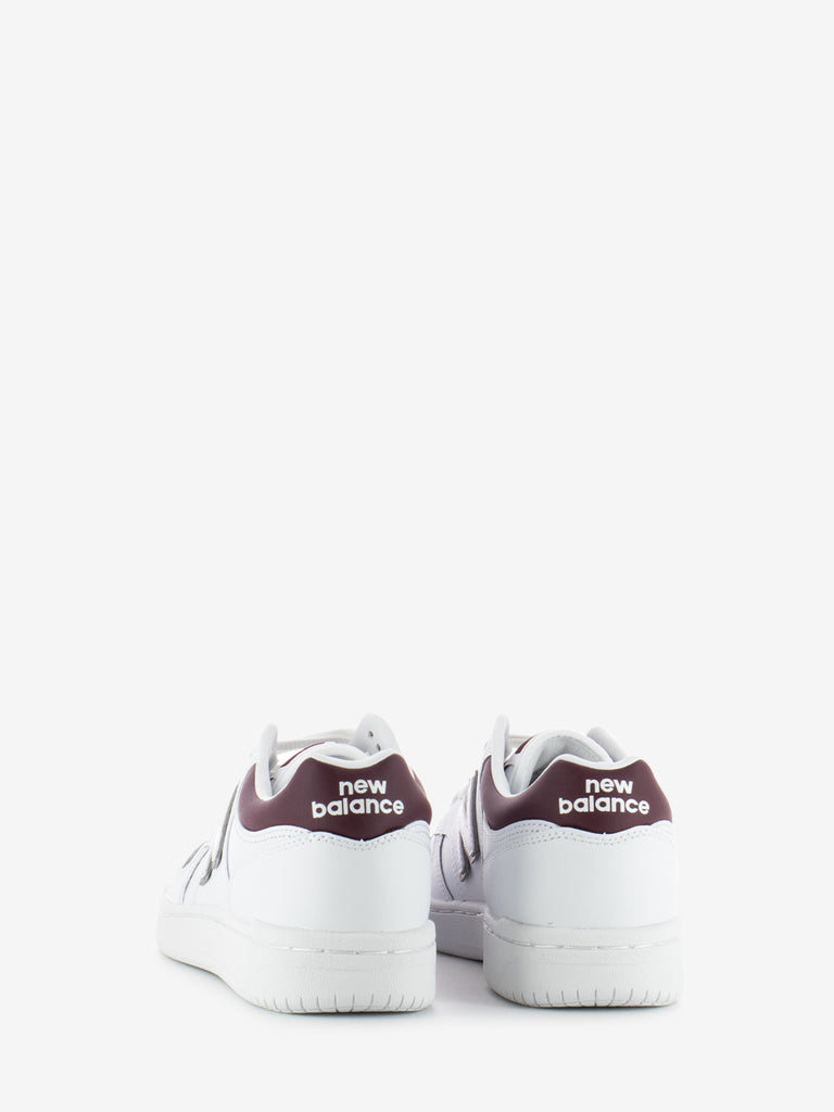 NEW BALANCE - Sneaker 480 white / bordeaux