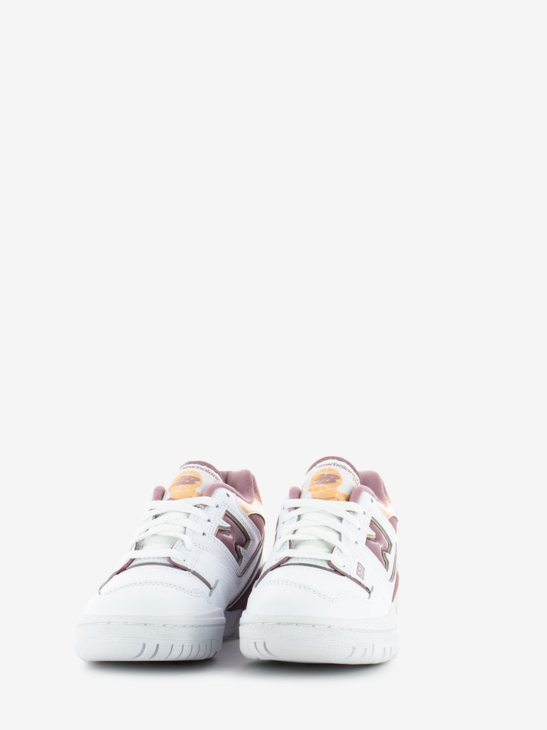 NEW BALANCE - Sneakers B550 white / rose / orange