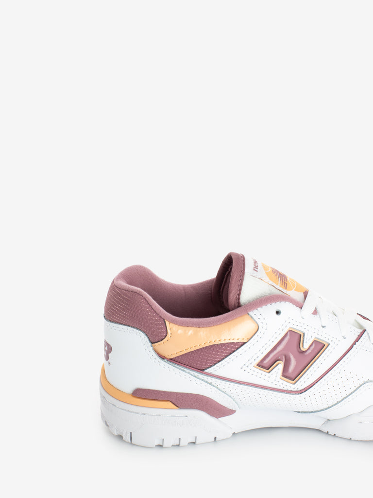 NEW BALANCE - Sneakers B550 white / rose / orange