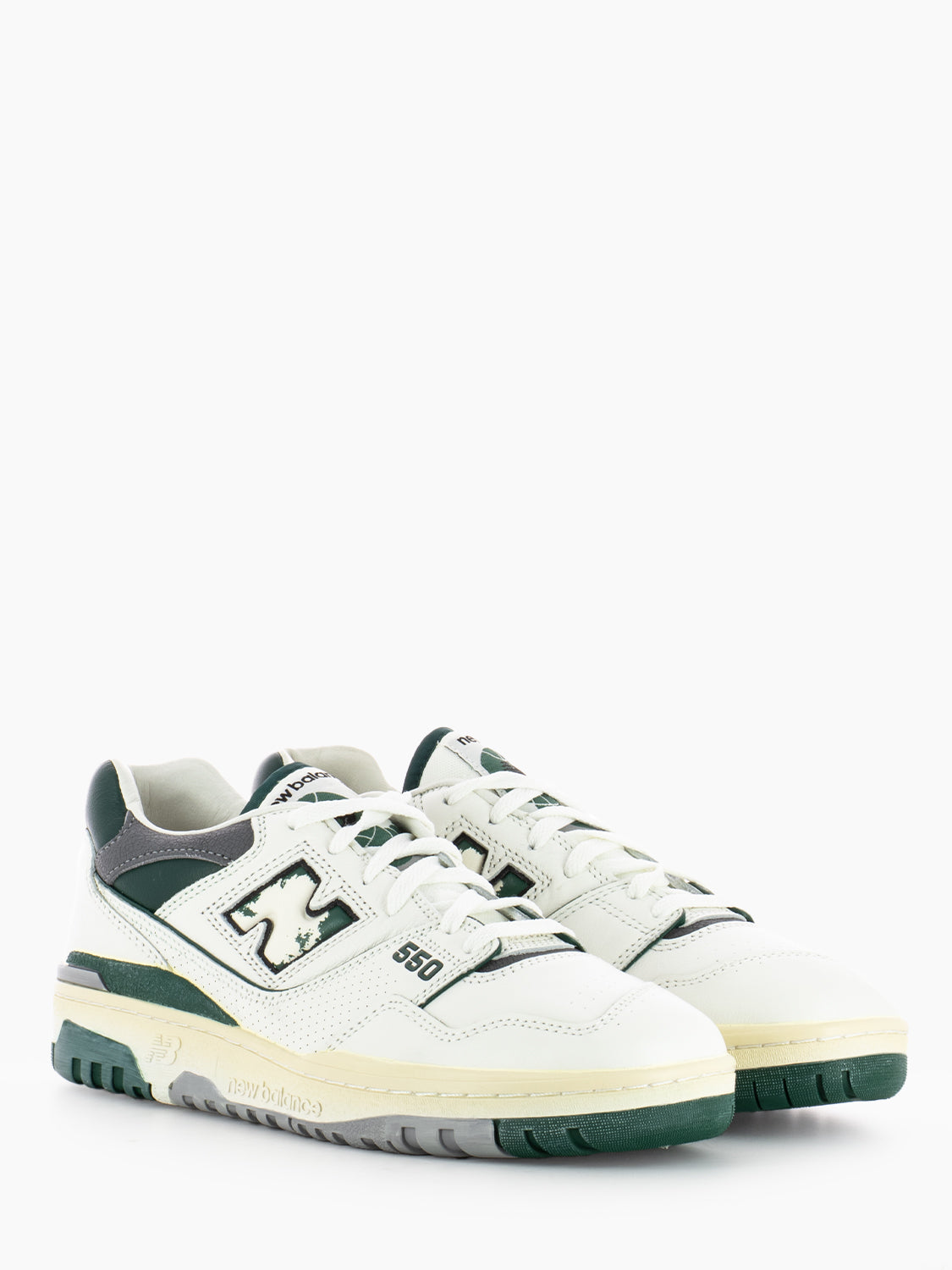 Sneakers Tier 1 leather textile Sea Salt